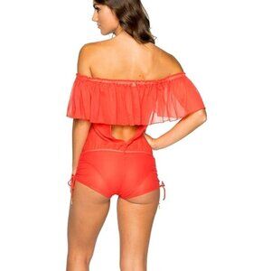 Luli Fama womens Swimwear Cover-Up Girl On Fire Size: M